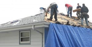 Energy Masters roofing team at work
